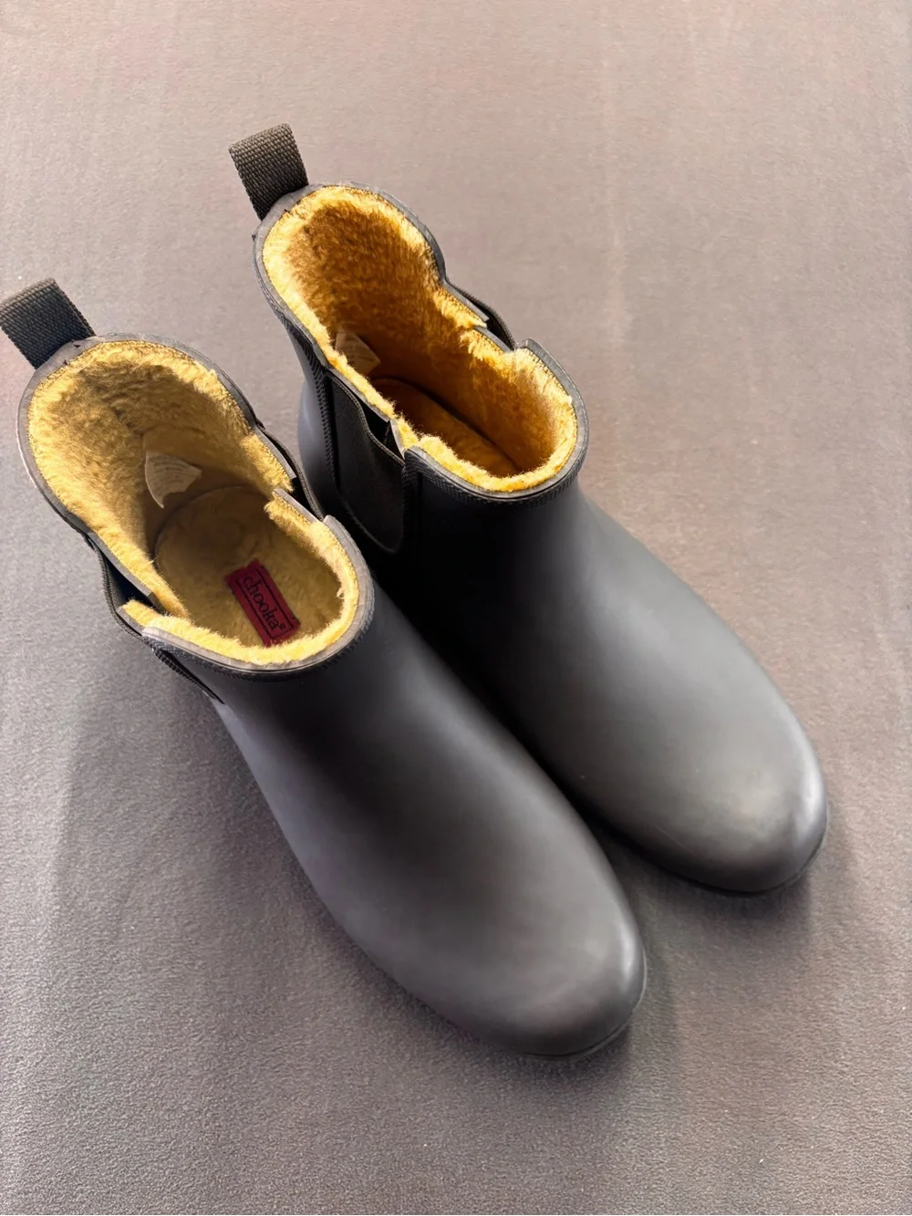 Chooka Delridge Faux Fur Chelsea Rain Boots
